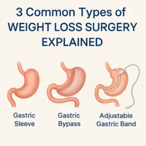 3 Common Types of Weight Loss Surgery Explained